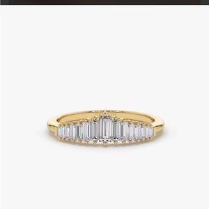 Ferko’s Fine Jewelry Custom Baguette Diamond Tiara Ring
